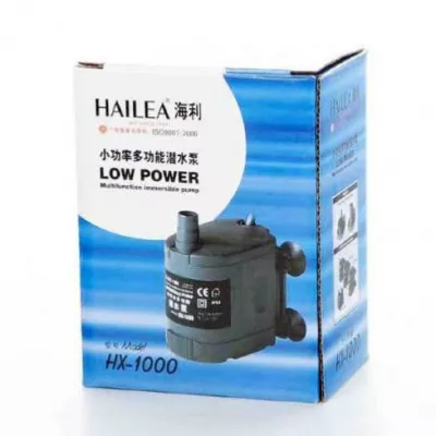 Haileaпомпа погружная hailea hx-1000, 3 w, 200 л/ч